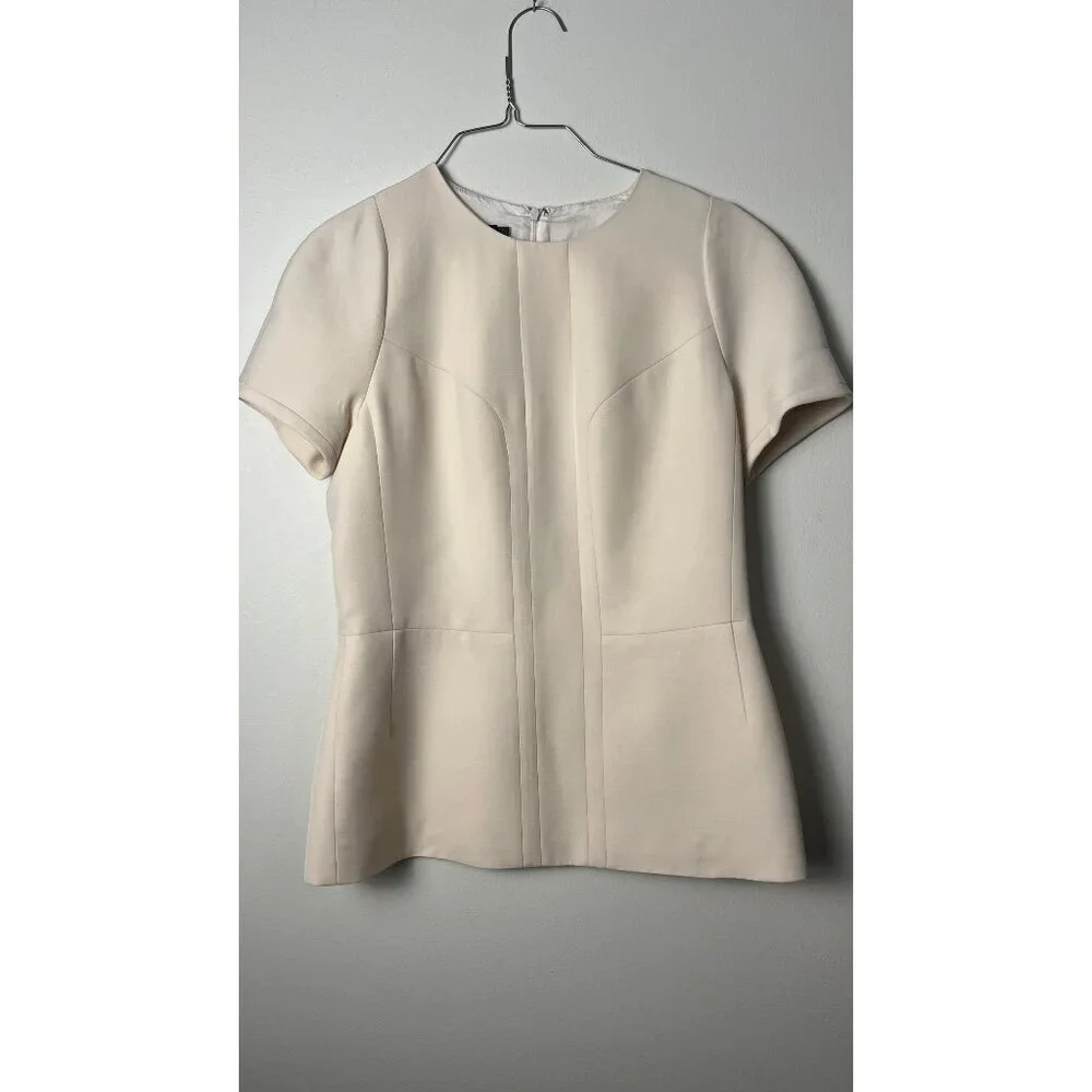 CALVIN KLEIN COLLECTION BLOUSE 4/6 - Picture 1 of 7
